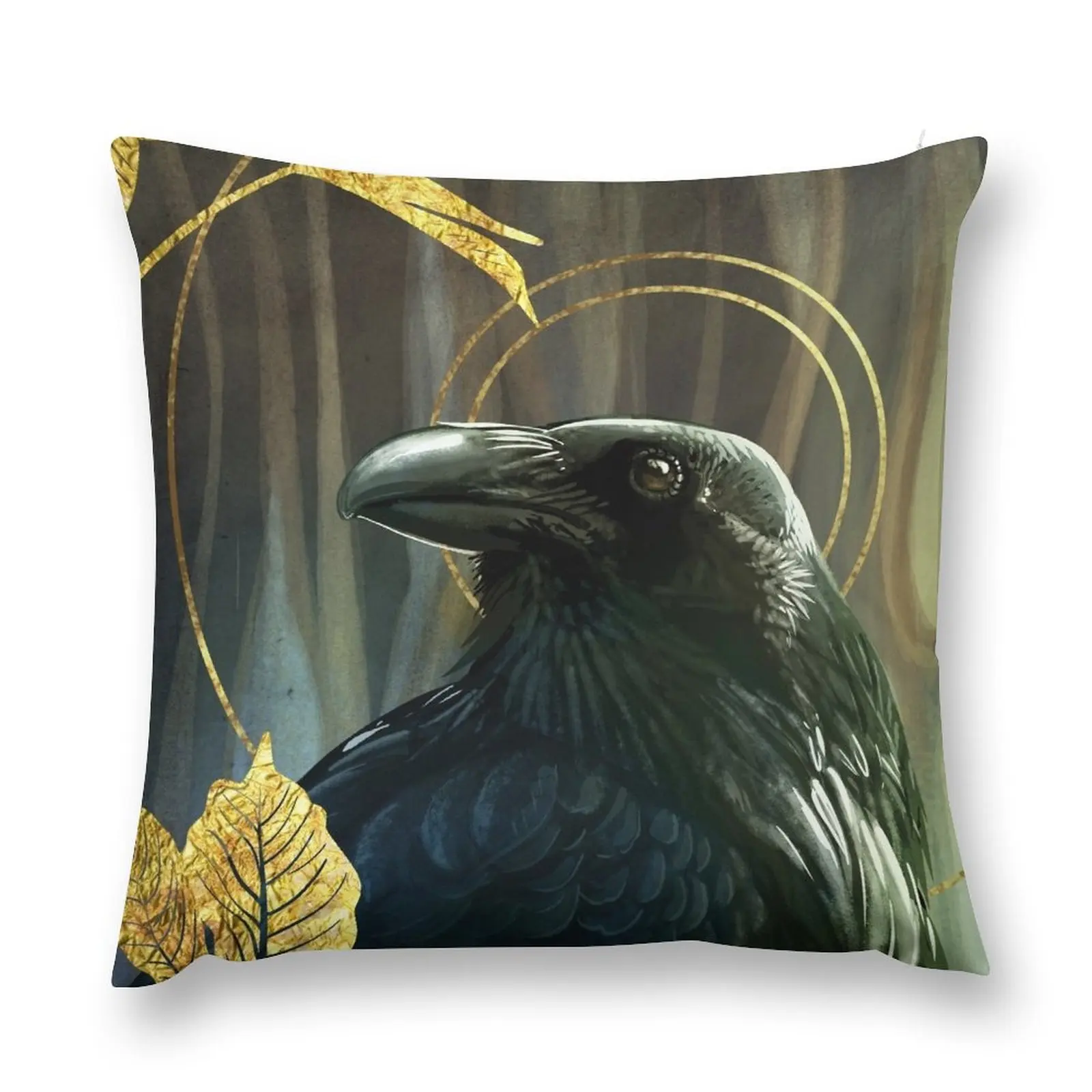 

Crowctober Throw Pillow Christmas Covers luxury decor