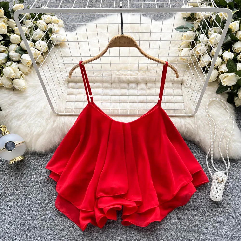 chiffon tank top