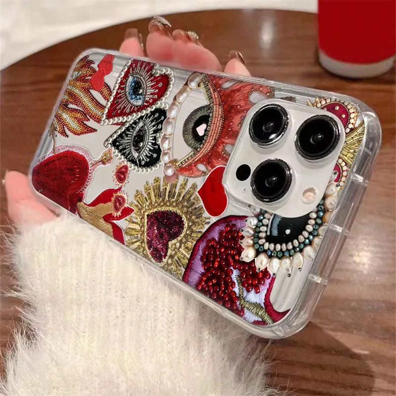 Clear Sun Marine Floral Eyes Soft Phone Case - Vibrant Protection Cover