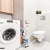 Multi - Layer 360° Rotating Storage Cart in ABS - Space - Saving, for Dorms & Kitchen,bathroom,Non-slip and durable 6