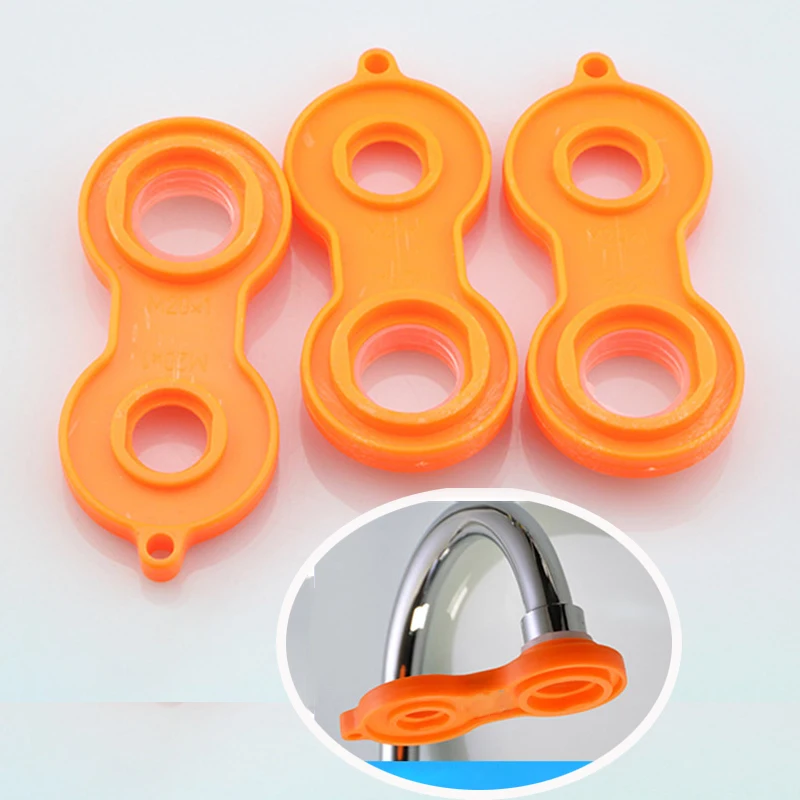 Water tap Faucet Aerator Repair Kit Replacement Tool Spanner Plastic Sprinkle Aerator Spanner Wrench Repair V27