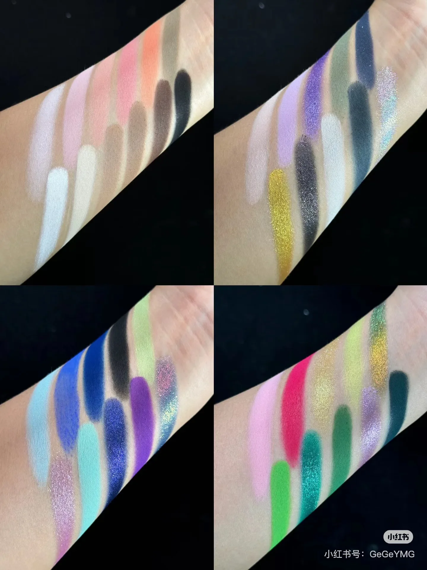 Eye Shadow Plate 10 Color Matte Shimmer Chameleon Waterproof Long-lasting Pearly Shiny Metal
