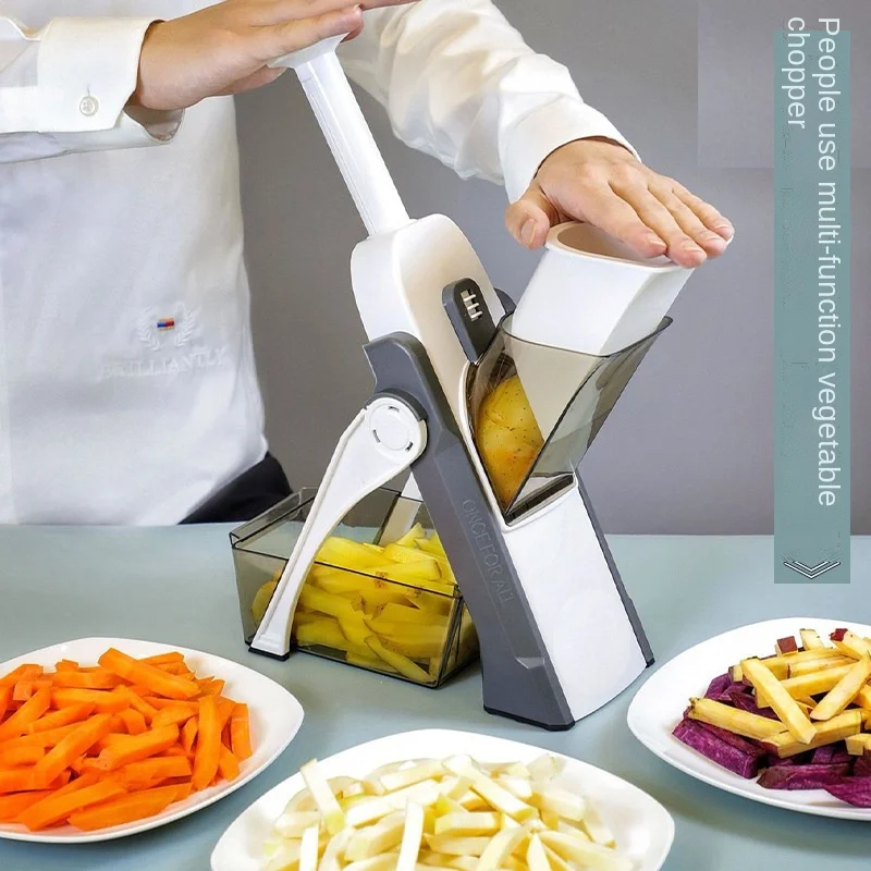 

Machine Potato Vegetable Cutter Three-in-one Grater Kitchen Tools Multifunctional Manual Grater Vegetable Shredder Slicer Fruit