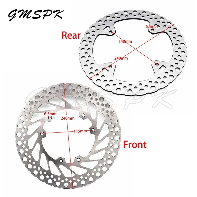 EBC USR Slotted Rear Rotors (260x10mm) | 92-96 Honda Prelude 2.2