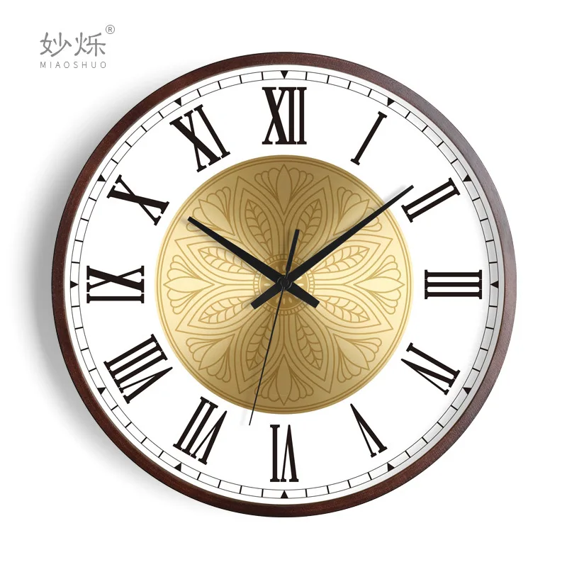Large Round Wall Clock Color:06;Sheet Size:16 inch
