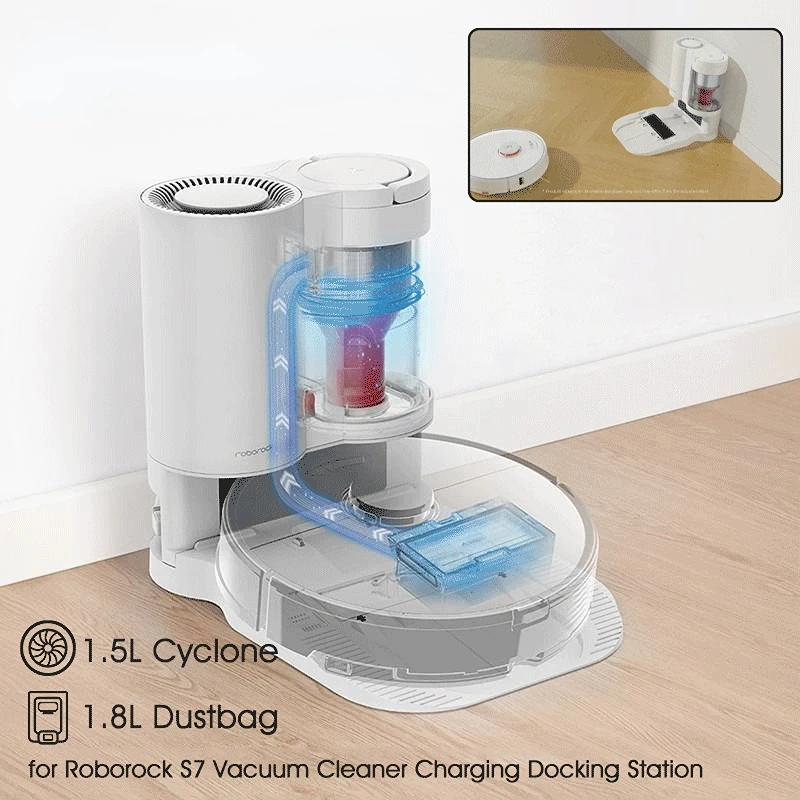 Original Global Version Roborock S7 Accessories Dust Collecting And Charging Station Roborock S7 Auto Empty Dock