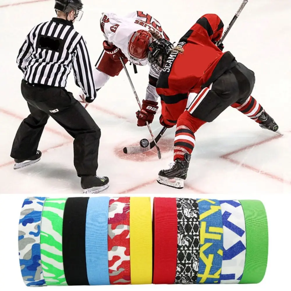 Polyester Ice Hockey Grip Tape Durable 2.5cm*25m Wear-resistant Athletic Sport Tape Anti-slip Sports Elastic Bandage