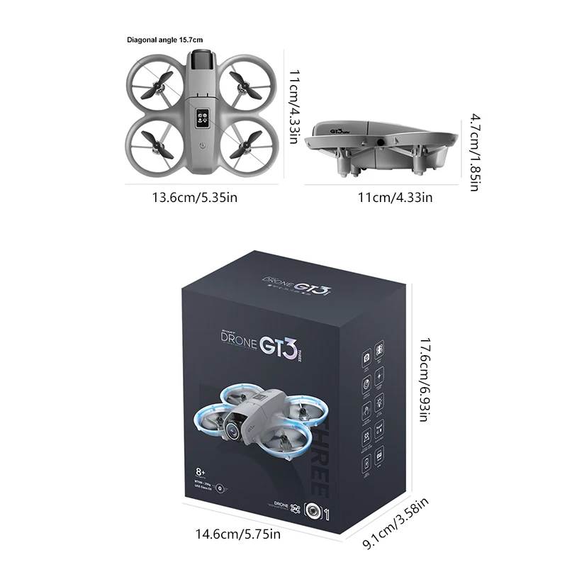 Drone Quadcopter Xiaomi GT3 RC 8K Aerial HD Photography