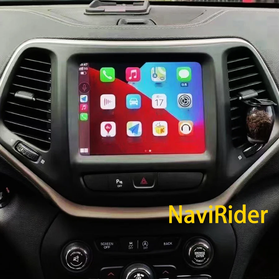 

Автомагнитола 2 Din, 8,4 дюйма, 256 ГБ, Android, для Jeep Cherokee 2014-2021, мультимедийный видеоплеер, навигатор, GPS, беспроводное головное устройство CarPlay