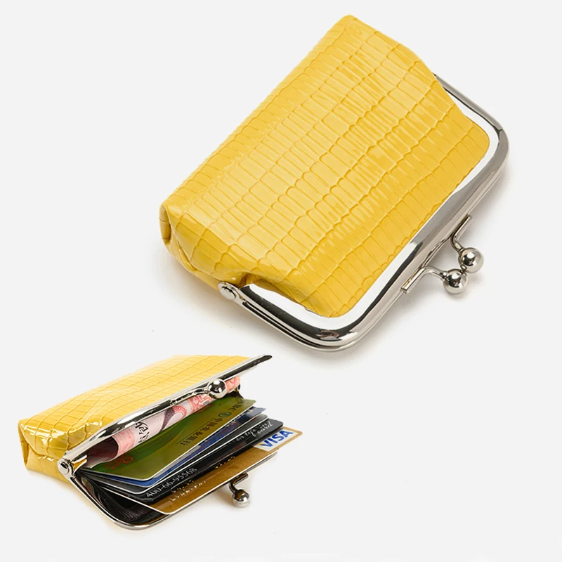 Vintage Wallet for Women New Crocodile Texture Mini Coin Card Holder Bag Small Wallets Female Handbags 9313