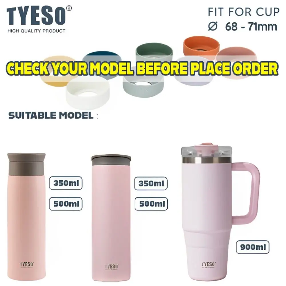 미끄럼 방지 병 커버 보호용 실리콘 코스터, TS-8829 TS-8830 머그잔 컵, 76-79mm, 1050ml, 1200ml, 1 개