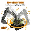 HUINA 1:16/1:18 11 Channels Engineering Car 2.4G Remote Control Bulldozer Truck Dumper Excavator Duty Bulldozer Metal Shovel Toy 2