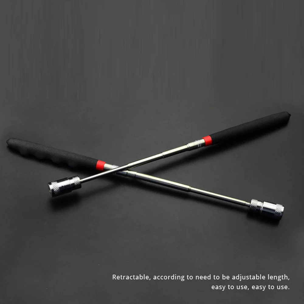 Portable Telescopic Magnetic Pen Metalworking Handy Tool Magnet Capacity for Picking Up Nut Bolt Extendable Pickup Rod Stick