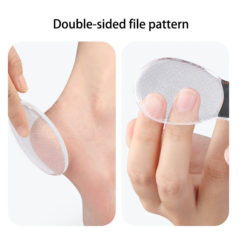 1pc Nano Glas doppelseitige Fuß Rasp Ferse Datei Harte Abgestorbene Haut Kallus Entferner Professionelle Pediküre FootScrub Datei freies Verschiffen – Detail 4
