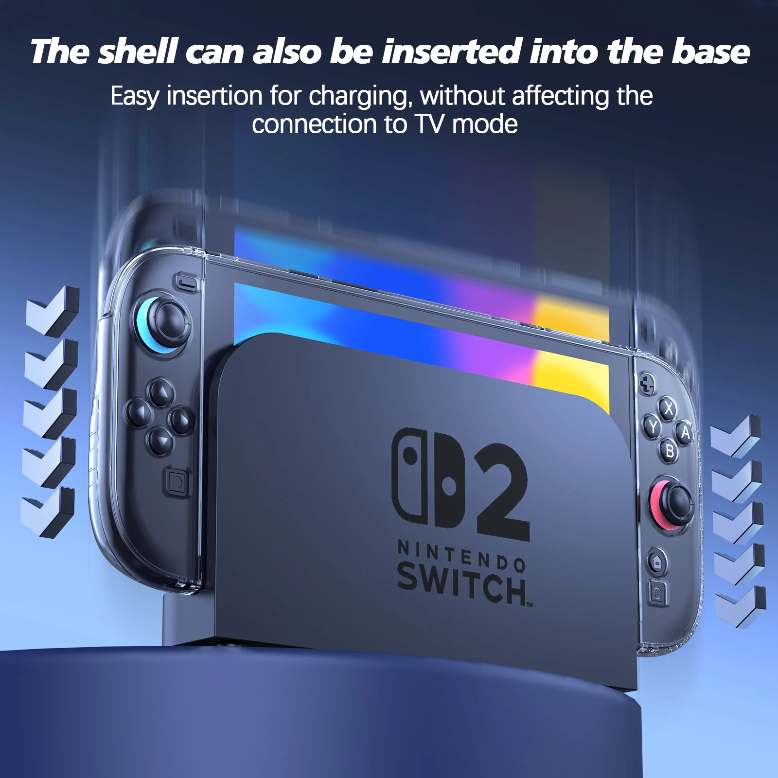 Switch 2 Grip Case - Port and Button Access Detail
