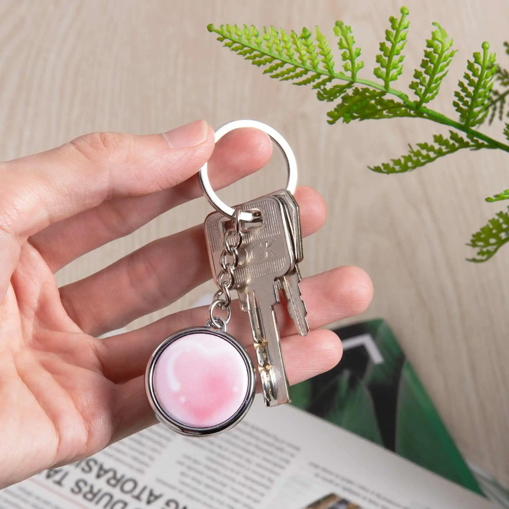 50Pcs/set 37mm Double-sided Key Chain Parts for Badge Machine 25mm 32mm Round Pin Making Supplies Metal Front Cover Blank Paper badge parts,button making supplies