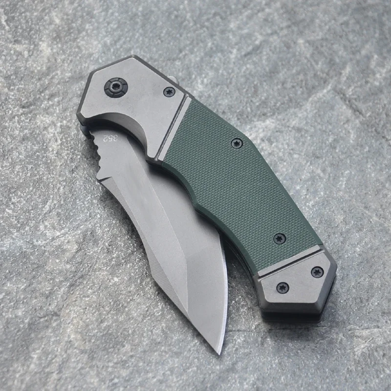 

High Quality Knives Tools Outdoor Survival Folding Knife With Steel Blade Rubber Handle Military Tactical Hunting Pocket Knife