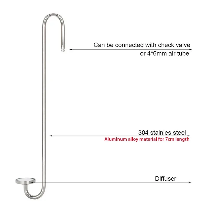 Aquarium CO2 Diffuser Stainless Steel CO2 Diffuser aquarium co2 diffuser aquarium co2 accessories