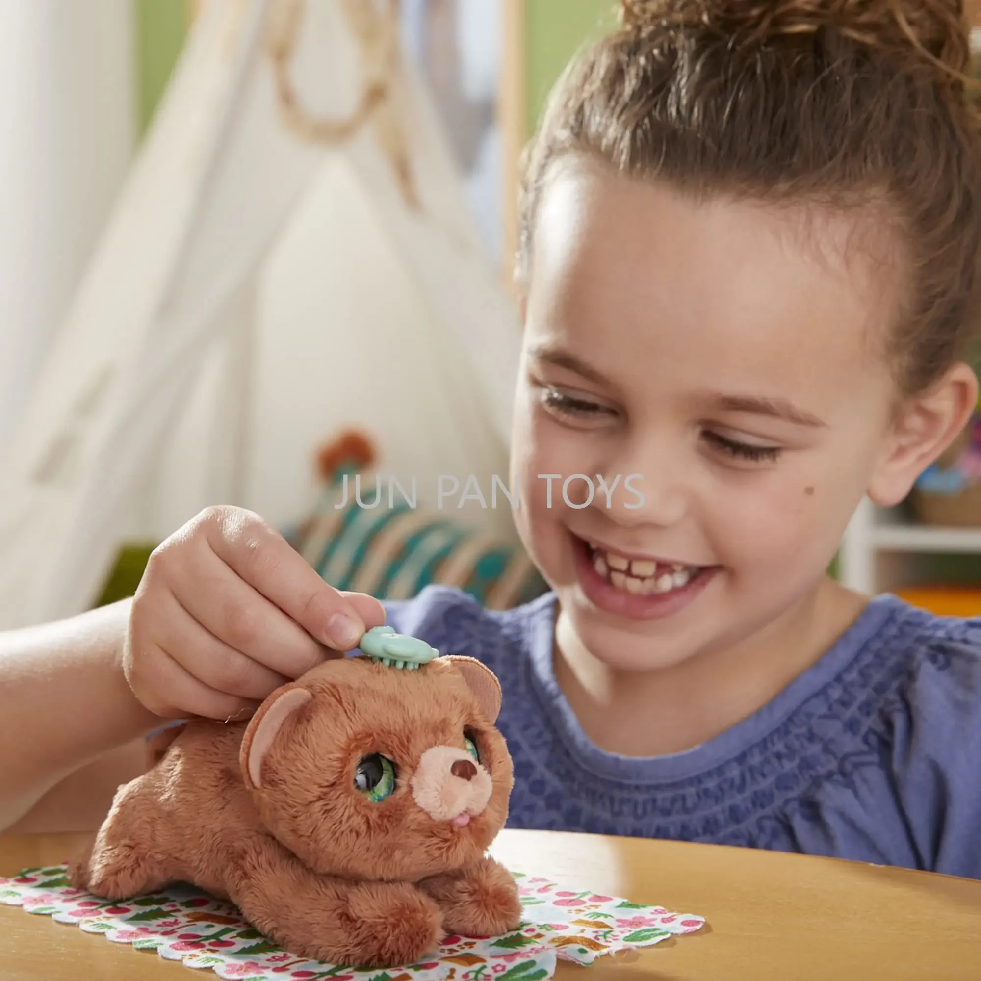 FurReal Newborns Baby Bunny Bear Responsive To Voices and