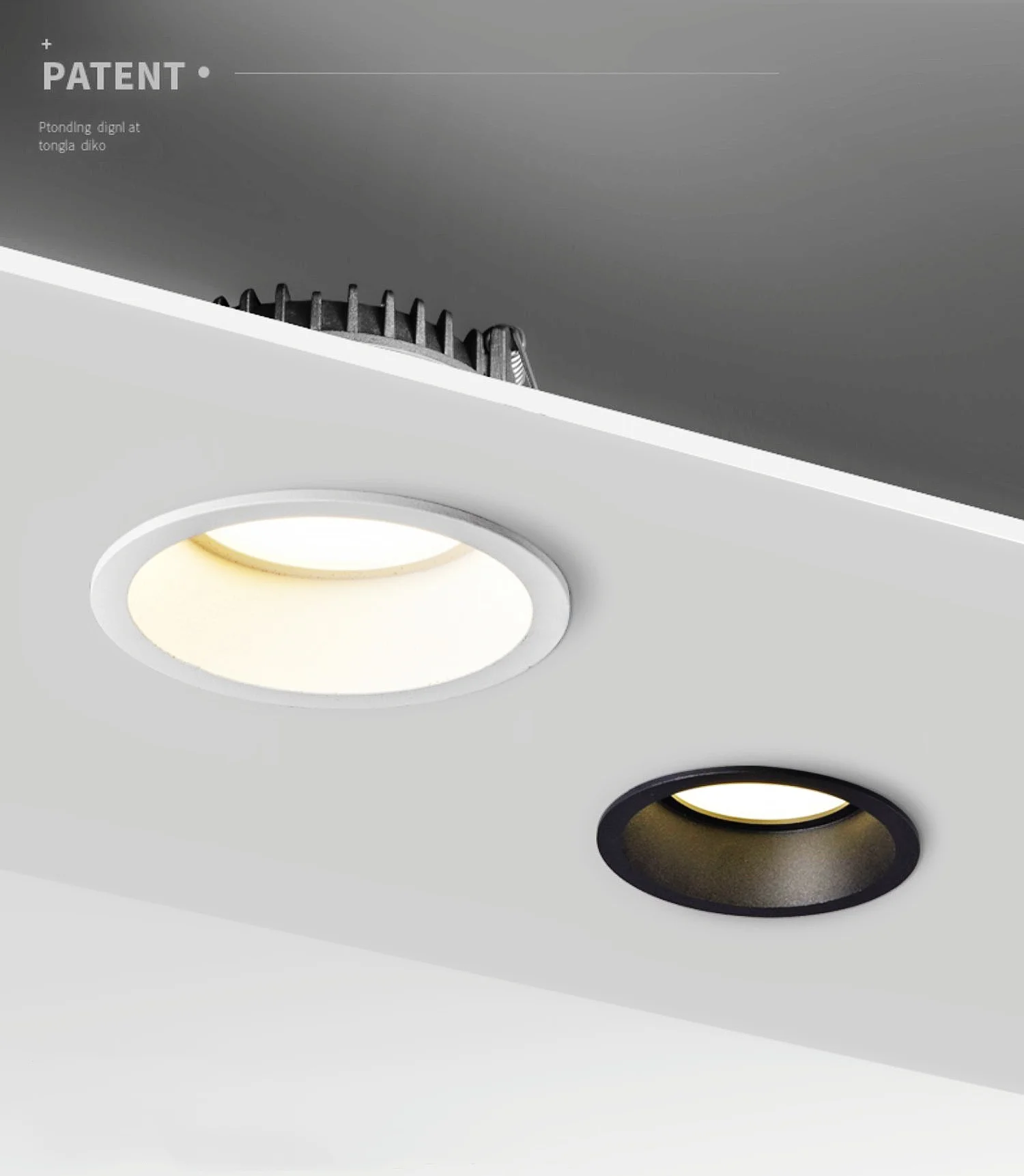 Description Picture 2 of itemEmbedded narrow LED downlight anti-glare no main light living room supermarket LED light AC85-265V indoor lighting
