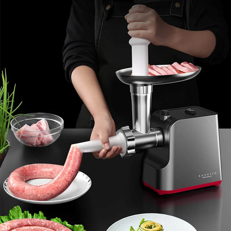 Meat Grinder Sausage Machine Electric Household Small Meat Mincer  Multi-functional Commercial Meat Blender Food Processors 3