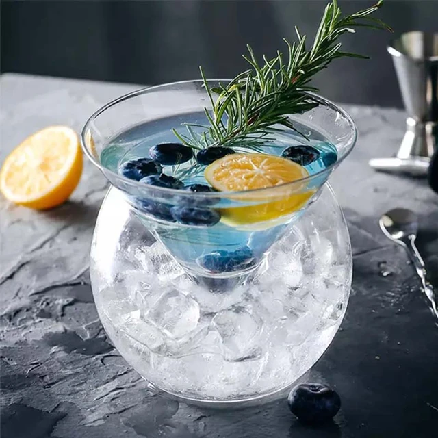 Acopa 2-Piece Martini-Style Glass Caviar Server