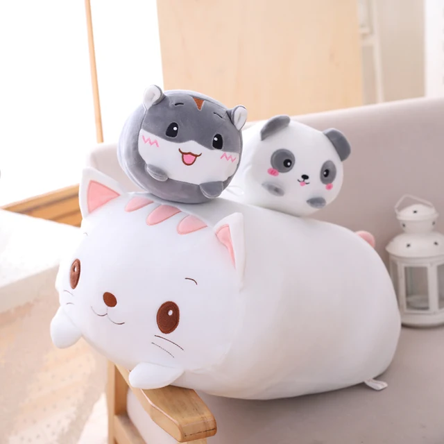 20-90CM 크기 퀴시 동물 베개 쿠션 플러시 장난감