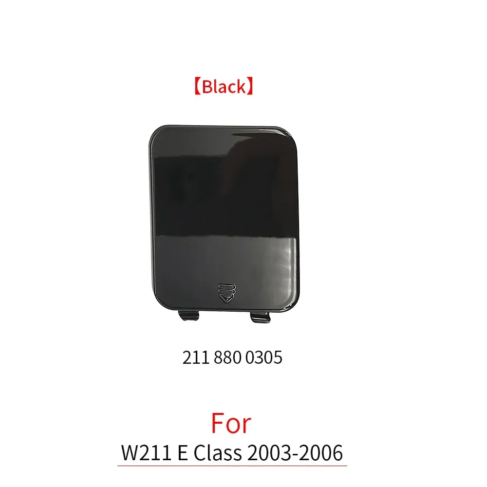 Rear Bumper Tow Hook Cover Cap - Black, White, Silver