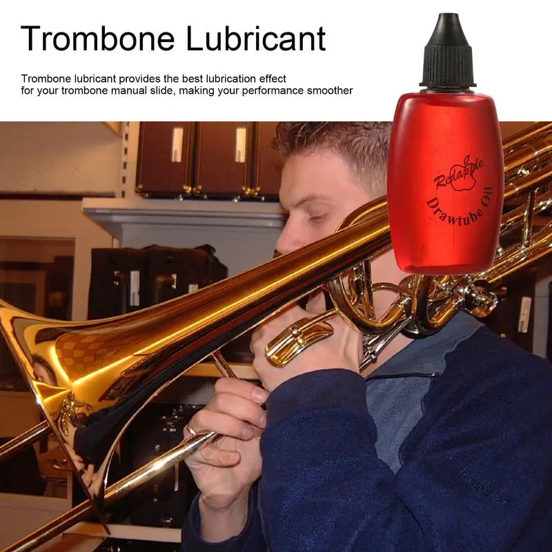 Trombone Lubricants 30ml Lubricants Trombone Slide Oil Kit Easy Cleaning For Musical Instruments