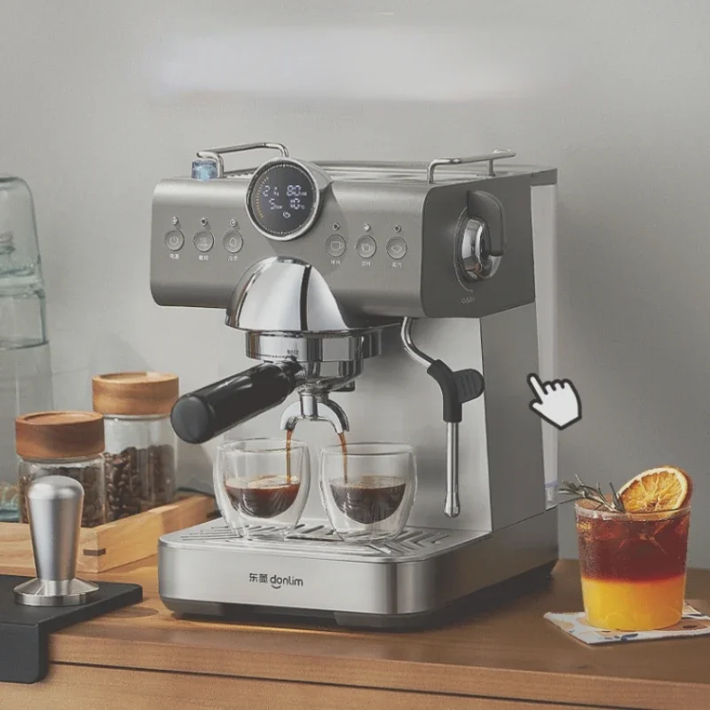 【 New  】 Dongling 7400 Cold Extracted Italian Coffee Machine Small Home Full Semi Automatic Integrated Concentrated Milk Brewing 2