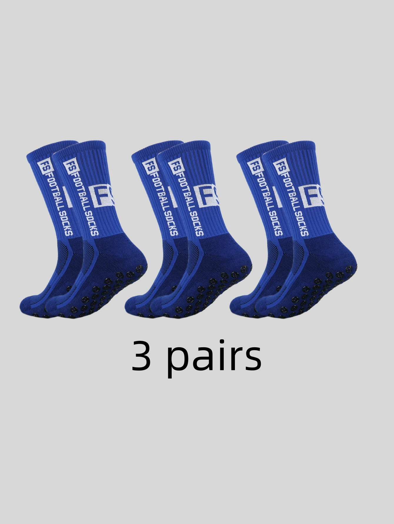 Chaussettes De Football Antidérapantes - Taille Unique 38-46, Hommes/Femmes, Sport Running Yoga