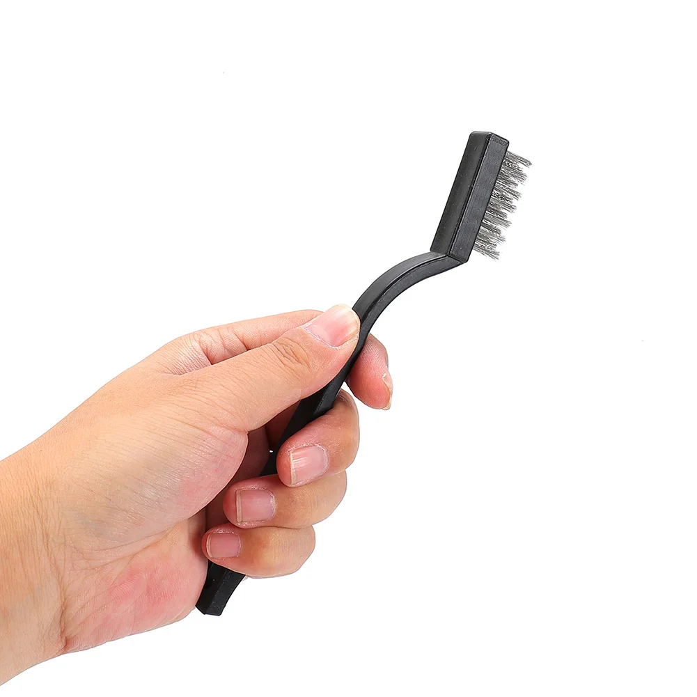 Description Picture 3 of item6pcs Small Wire Brushes Cleaning Brushes For Mechanical Parts Derusting Remove Paint Accessories 13cm Stainless Steel Wire