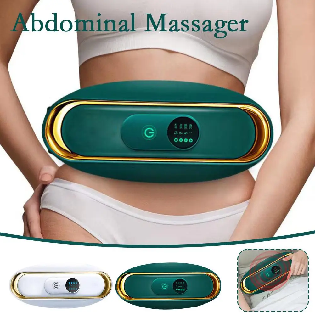 

Cellulite Massager Heating Vibration Body Slimming Massage Belt Machine Fat Losing Belly Abdominal Weight Burning Color 2 Y0D6