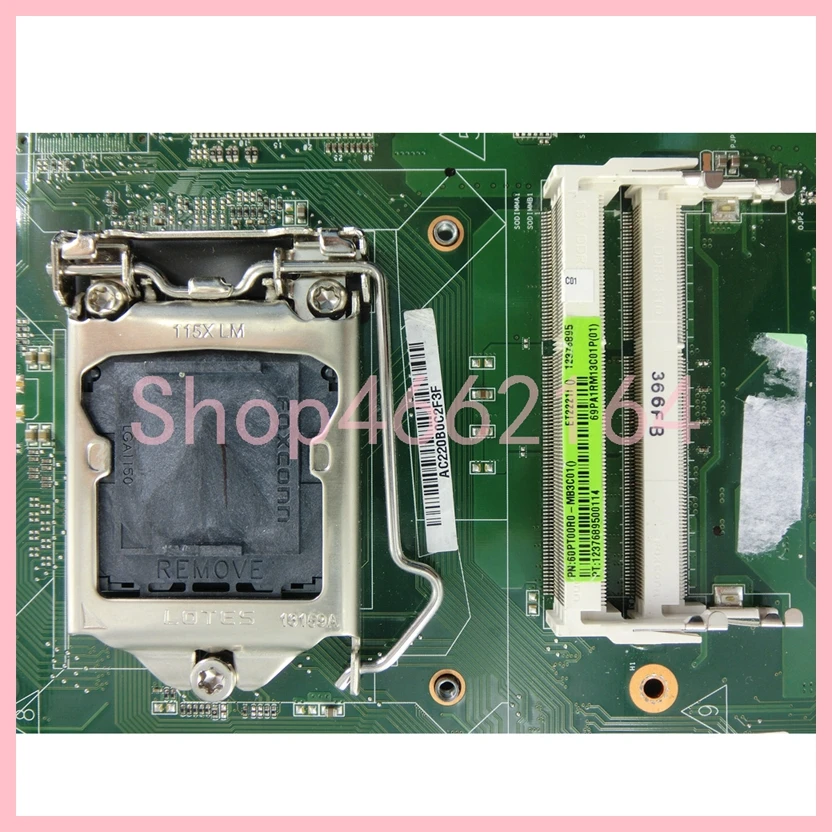 Integrado Tudo-em-um Mainboard Rev 1.2 para Asus Et2221i Et2221 90pt00l0-r01000 Placa-mãe de Mesa Original Testado ok Et2221i - Imagem 5