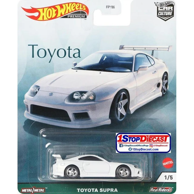 Hot Wheels Car Culture Circuit Legends Vehicles Toyota Supra 2000 GT Toyota Landcruiser FJ60 1:64 scale Alloy Car Toy FPY86 2