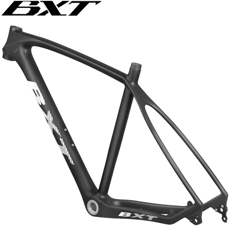 BXT T1000 Carbon MTB Frame Carbon Bike Frame Thru Axle 142*12 or QR 135*9mm Disc Brake Bicycle MTB Rigid XC frame