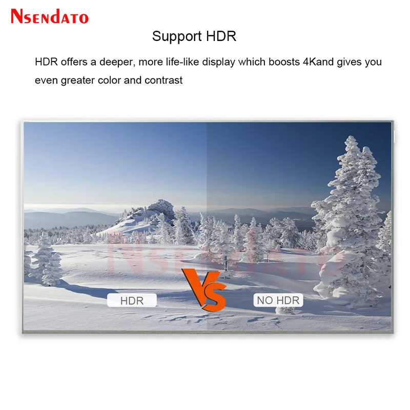 8K 60Hz HDR HDMI Splitter 1x2 4K 60hz HDMI 2.0 Splitter Converter 1 In 2 Out HDMI Switch For 7680x4320P for TV PS5 Xbox Game PC