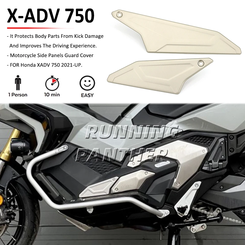 New Motorcycle Accessories Lateral Covers Side Panels Protection Guard Plate Cover For Honda X-Adv Xadv 750 Xadv750 2021 2022