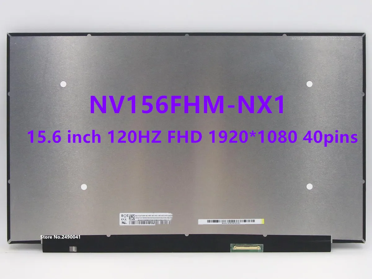 Schermo Sostitutivo Per Laptop Pannello LCD Lenovo 15.6" FHD 1920x1080 144Hz - Modello NV156FHM-NX1 V8.0, Opaco, Aggiornamento Display 144Hz Upgrade Da 120Hz - Foto 7