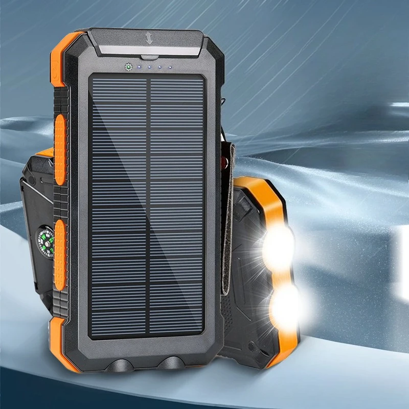 20000mAh Waterproof Solar Power Bank Charger