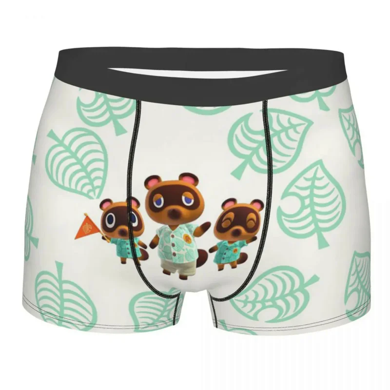 

Animal Crossing Bear Underpants Homme Panties Men's Underwear Ventilate Shorts Boxer Briefs