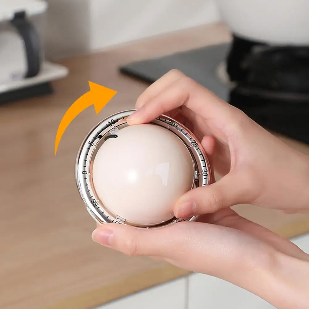 

Mechanical Timekeeping Timer Loud Ringing Kitchen Timer Multifunctional Magnetic Kitchen Timers Loud Ringing for Cooking