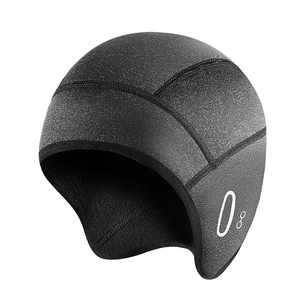 Winter outdoor cycling warm hat helmet lined with ear protection windproof fleece warm hat mountaineering and skiing cold-proof 6