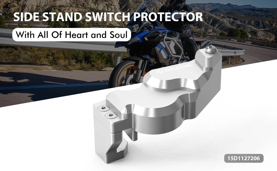 Für BMW R1250GS R1200GS Ständer Seitenständer Vergrößerung Seitenständer Schalterschutz R1250GS 2019-2023 2022 R1200GS 2016-2018 – Detail 27