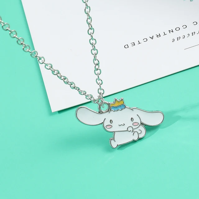 XRHOT Girls Necklace - 4 Pcs Anime Necklace Cinnamoroll Necklace