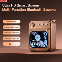 Touch Screen Multifunctional Portable Bluetooth Speaker with Shock Bass and Stereo Surround Sound (HD touch screen)