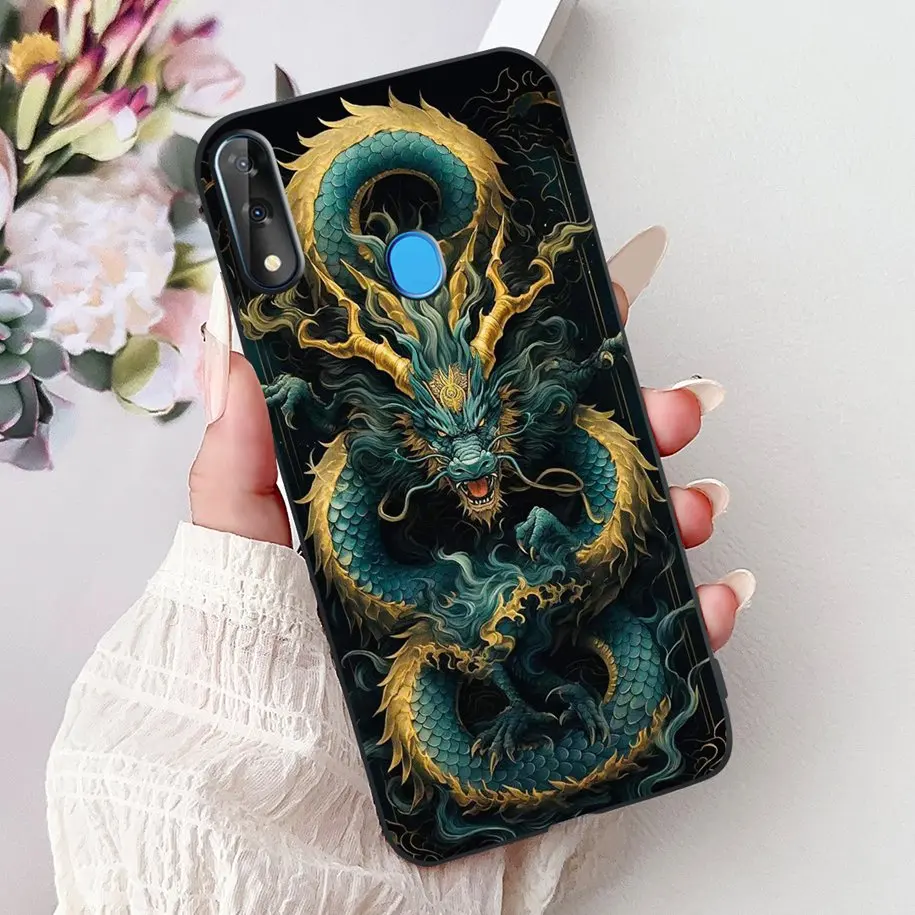 Cute Cool Spider Tiger Marble Soft Silicone Shockproof Phone Case Cover