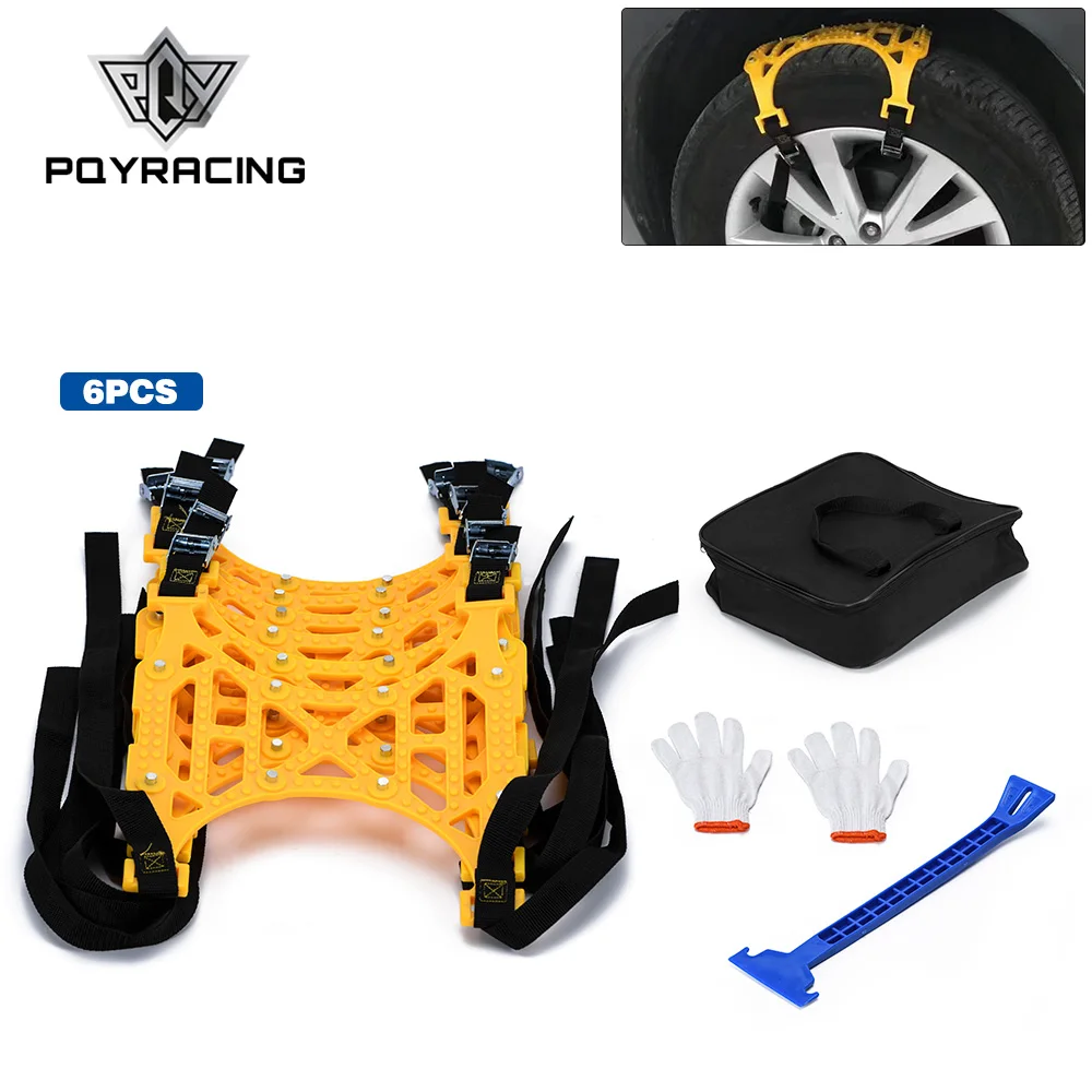 Car Snow Chains TPU Wheel Security Chains Adjustable Snow Tire Belt Emergency Anti-Skid Anti-Slip 1 Pieces 165-265mm