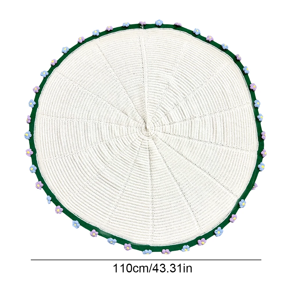 Rose Bouquet Blankets Breathable Handmade Crocheted Blanket Flower Bouquet Blankets for Sofa Throw Nursery Blanket Mattress