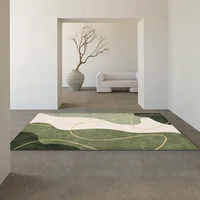 Japanese Wabi-sabi Living Room Carpet Luxury Bedroom Decor Abstract Carpet Modern Nordic Lounge Rug Washable Non-slip Floor Mat 1